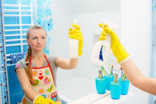 Professional upholstery cleaning in a Carshalton living room