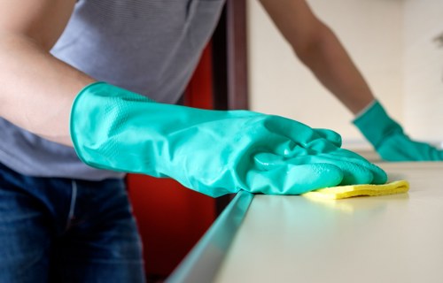Low-carbon van used for eco-friendly carpet cleaning jobs